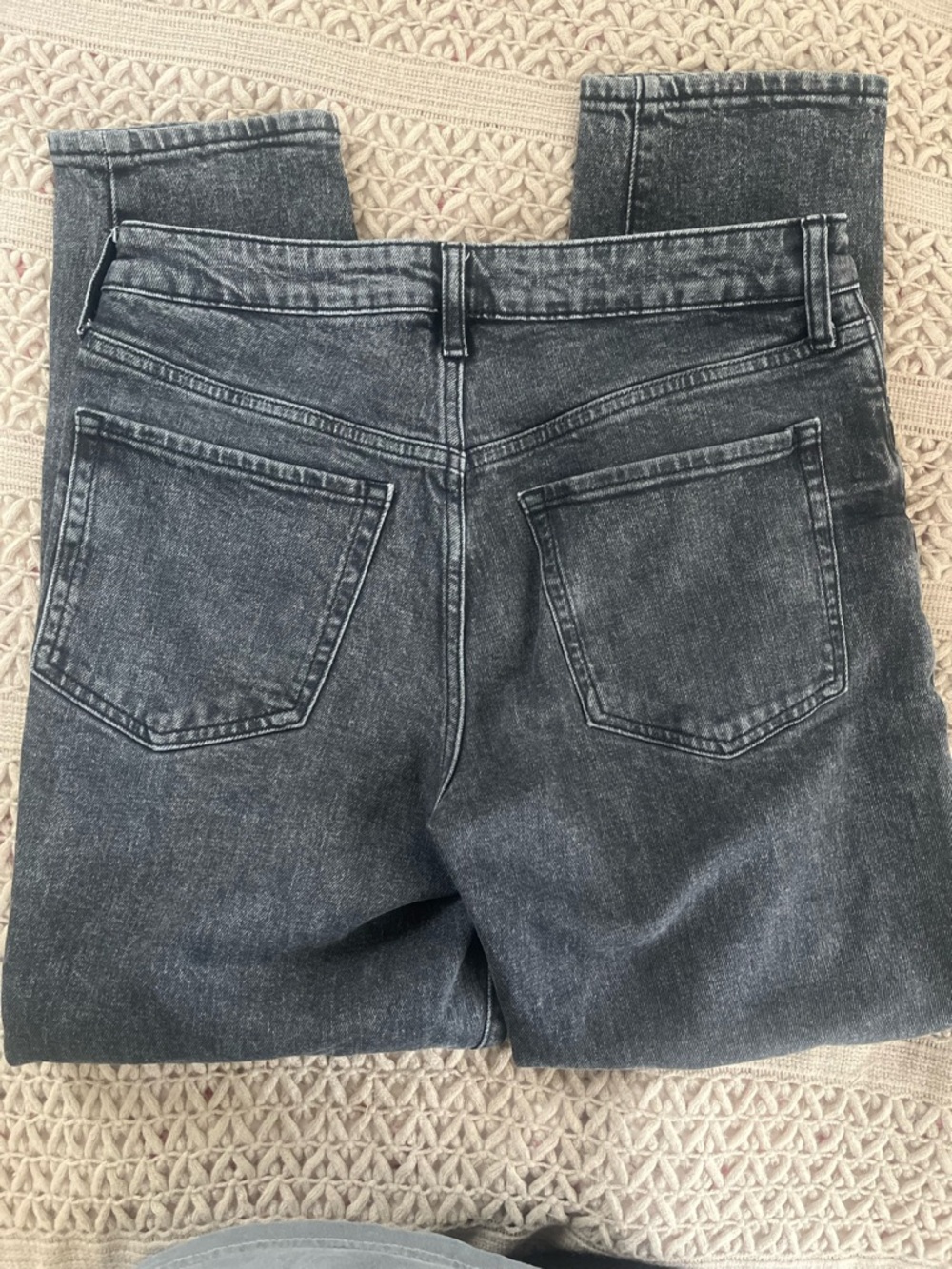 Old Navy Washed Black High Rise O.G. Straight Women's Jeans - Picture 4 of 4